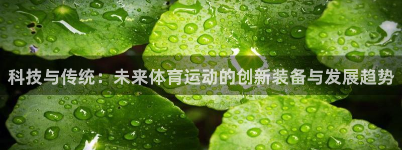v站体育比分：科技与传统：未来体育运动的创新装备与发展趋势